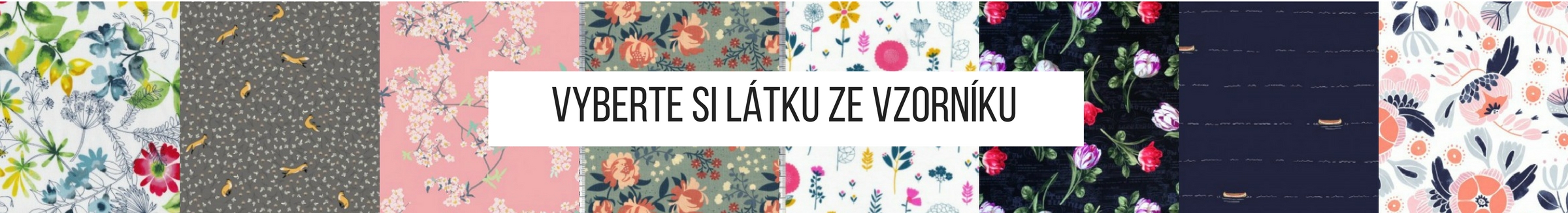 Vyberte si látku ze vzorníku